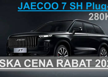Jaecoo 7 SH 280KM Hybryda Plug-in Exclusive Panorama Kamera 540st. 1886 zł
