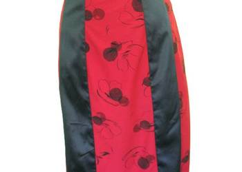 Spódnica - kolorowa - Midi - 42 XL - biodra 104 cm