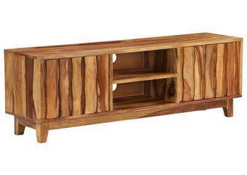 vidaXL Szafka pod telewizor, lite drewno sheesham, 118 x 30 x 40 cm(246204)