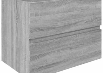 Szafka pod umywalkę szary dąb sonoma 60x385x45 cm WM-815649