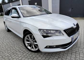 Skoda Superb III 2.0 TDI 150 KM 2015 Rok Biała Perła Led Navi