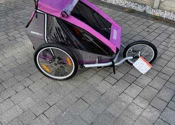 Przyczepka rowerowa riksza croozer kids 2
