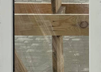 OKNA KacprzaK Witryna 46X108 FIX Używany PCV Plastikowy