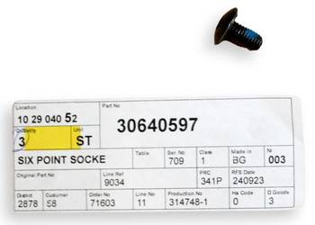 VOLVO XC90 XC60 S90 V90 S60 sruba zamka drzwi OE 30640597