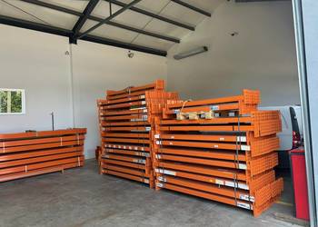 Mocny trawers 270cm regał paletowy rama H400x110 do magazynu