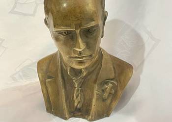 Statuetka Benito Mussolini z brązu – rzeźba kolekcjonerska 18,5 cm