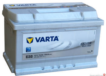 Akumulator 74Ah 750A VARTA Silver Dynamic E38 EN
