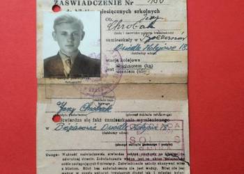 ( 1918 ) Zaświadczenie PKP, Chrobak