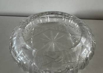 Duża popielnica kryształowa 18 cm