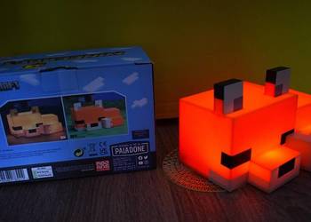 Minecraft - Fox, Lisek , lampka nocna , nowa , nieużywana