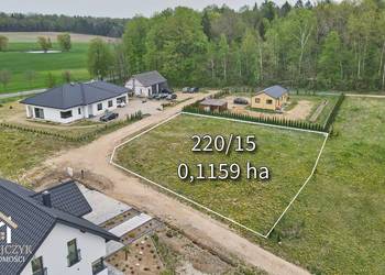 Działka budowlana Galiny / 0,11 ha / blisko lasu