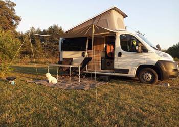 Kampervan Citroen Jumper 2013 4 osobowy, podnoszony dach, lazienka