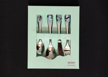 MUMINKI sztućce dla dzieci - Przyjaciele - zestaw 4 el. Hackman/Arabia