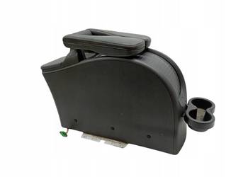 TUNEL ŚRODKOWY PODŁOKIETNIK CZARNY SKÓRA Renault Scenic II (2003-2009)