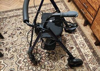 Ultralekka podpórka 4-kołowa z PODWÓJNĄ regulacją PRESTIGE (AR-006)