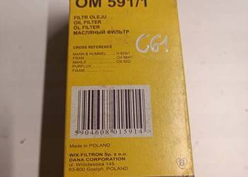 FILTR OLEJU Mercedes W124 W210 W212 W140 R129 _ OM591/1
