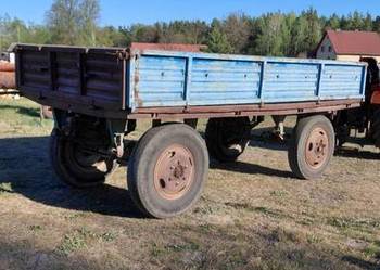 Przyczepa rolnicza d35 rozrzutnik jednoosiowy