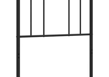 Metalowe wezgłowie czarne 90 cm WM-352508
