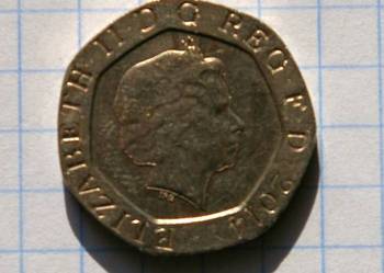20 PENSÓW ( TWENTY PENCE ) 2014 ROK - WIELKA BRYTANIA