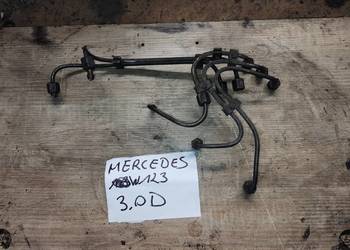 MERCEDES 115 123 BECZKA 3,0d przewody wtryskowe rurki paliwa