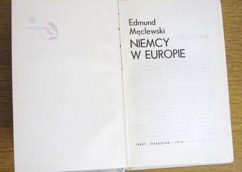 Edmund Męclewski - Niemcy w Europie