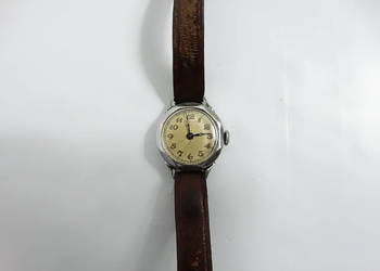 Zabytkowy zegarek okopowy (Trench Watch) - Sprawny - Unikatowa tarcza 24h