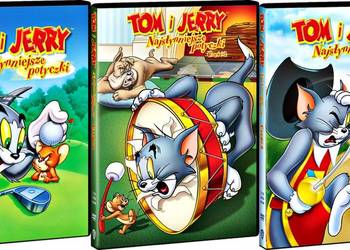 TOM i JERRY NAJSŁYNNIEJSZE POTYCZKI KOMPLETNY PAKIET 3 FILMÓW