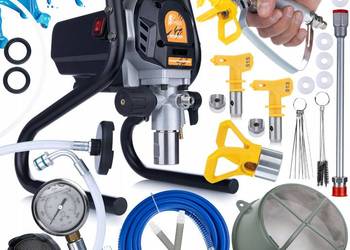 Agregat Malarski HQ PaintMaxx 1200W – Zestaw Startowy | Dysze 515/513, Lan…