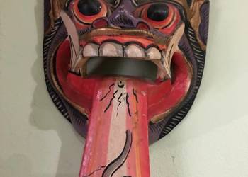 Maska etniczna plemienna Afryka Azja Bali Indonezja Meksyk Peru