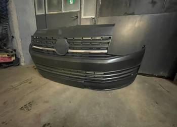 VW TRANSPORTER T6 ZDERZAK PRZÓD + KRATKI 7E0807221D BA22