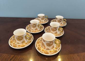 Piękny zestaw porcelany do kawy espresso, polecam