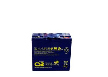 Akumulator CSB EVH 12240 AGM 12V 24Ah P+