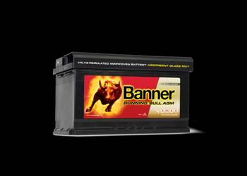 Akumulator 80Ah 800A  Banner Running Bull AGM