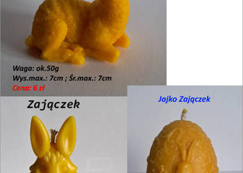 Świece woskowe naturalne - Wielkanoc