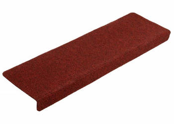 Nakładki na schody 10 szt. bordowe 65x21x4 cm WM-149731