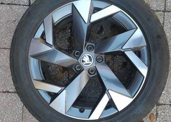 Oryginalne felgi Skoda Trisuli 19 cali opony letnie Kodiaq Karoq