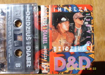 + DANCE kaseta ;DZIDZIUS I DIABEL--IMPREZA.