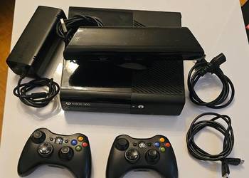 Xbox 360 E 250GB + Kinect + 2 pady + 13 gier