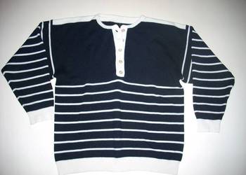 Sweter Czarno Biały L 40