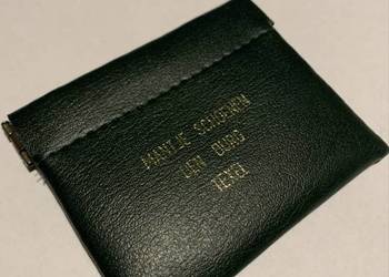 Skórzana portmonetka vintage na monety