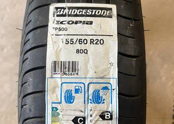 Sprzedam oponę Bridgestone Ecopia EP500 155/60 R20 80Q.
