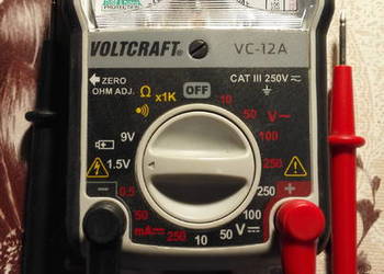Voltcraft VC-12A miernik analogowy multimetr