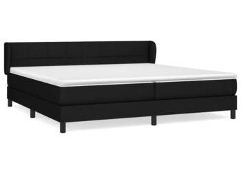 Łóżko z Materacem Kontynentalne Czarne Do Sypialni 200x200 cm WM-3126271