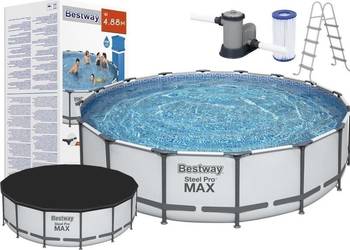 Basen ogrodowy stelażowy 488 x 122cm  Bestway