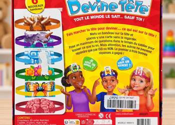 Gra rodzinna „Kim jestem?” Devine Tête Spin Master 6+