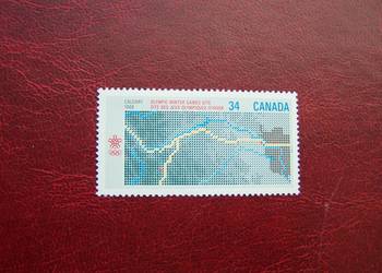 Kanada 1985 MNH Mi. 986 Sport Olimpiada Calgary 88 Kanada 1985 MNH Mi. 986 Sport Olimpiada Calgary 88