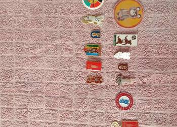Przypinki CCCP Olimpiada Moskwa 80