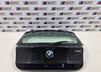 BMW 1 E81 E87 KLAPA BAGAŻNIKA TYŁ TYLNA 668 SCHWARZ II