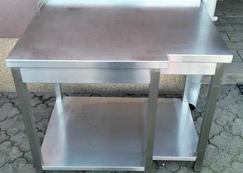 Stół gastronomiczny ze stali nierdzewnej 98x77x85