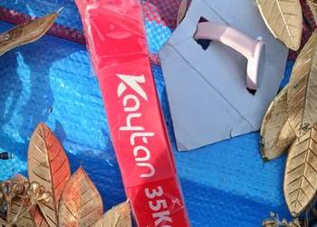 Guma oporowa fitness do ćwiczeń czerwona 35kg